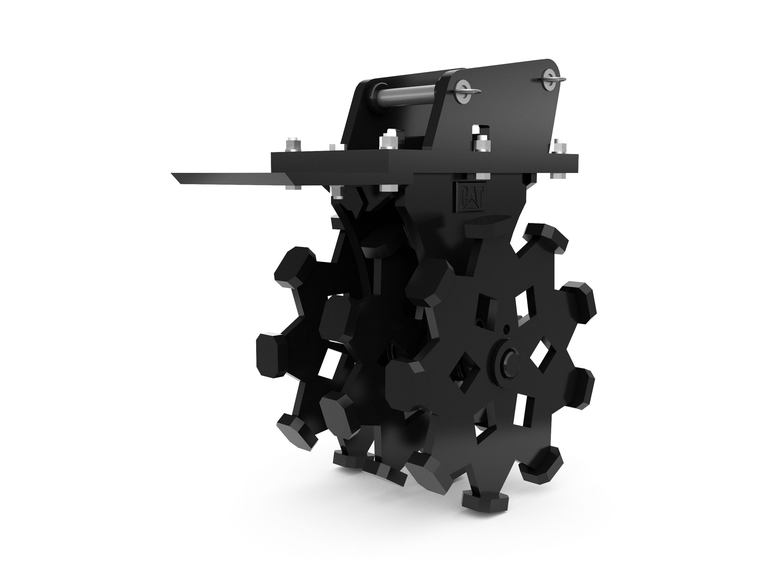 Уплотнительное колесо 610 мм (24 дюйма), крепление на пальцах, 415–444