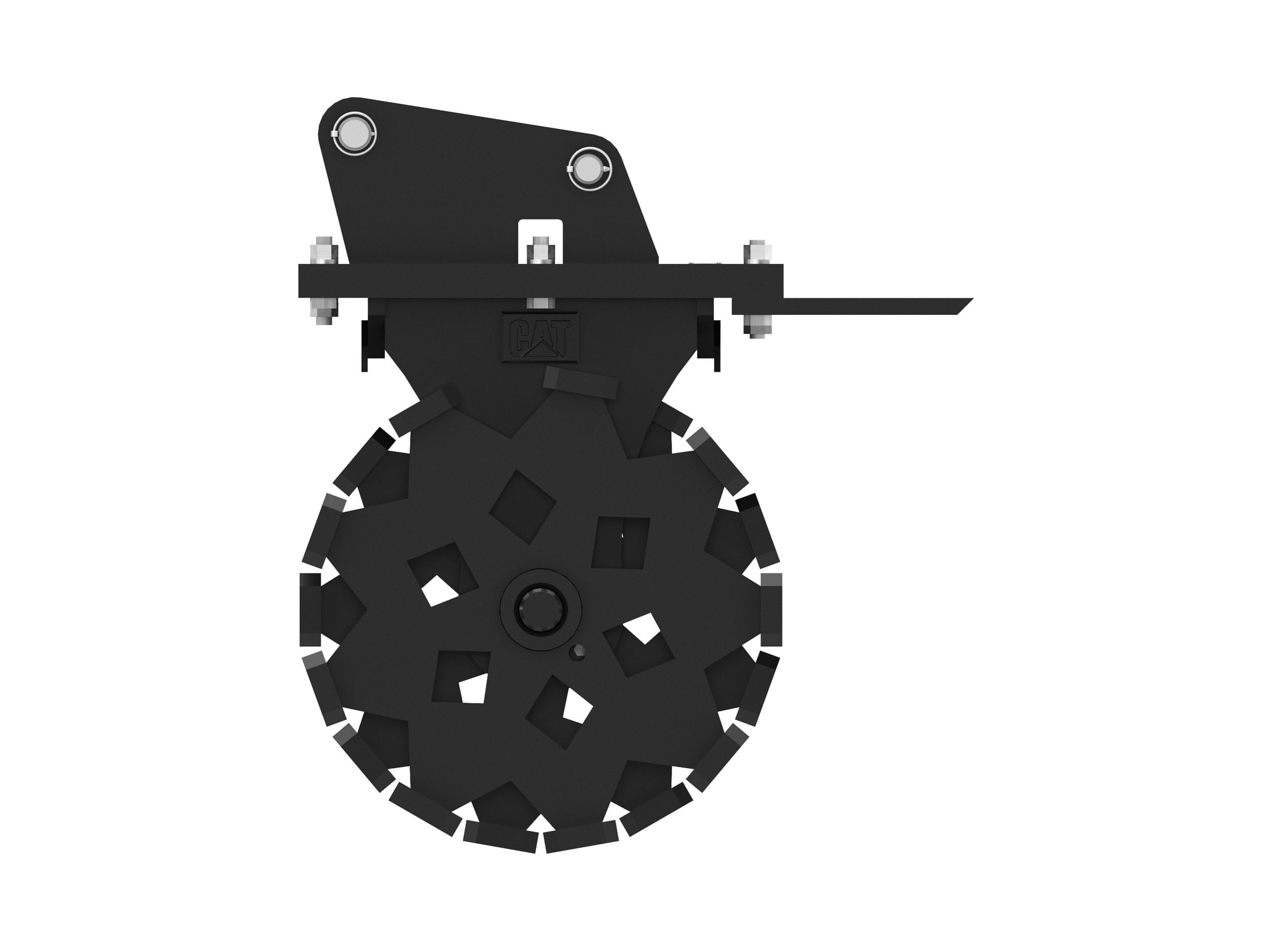 Уплотнительное колесо 610 мм (24 дюйма), крепление на пальцах, 415–444