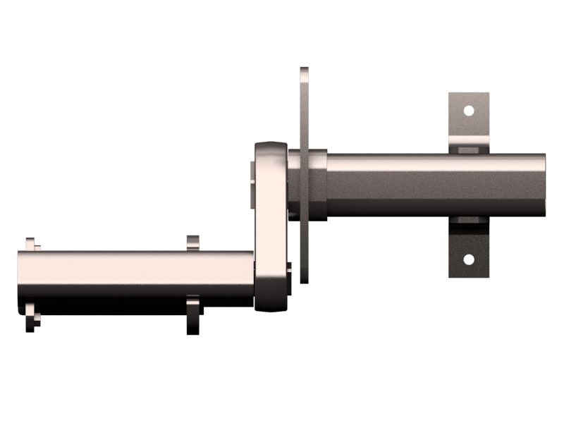 Передний мост в сборе (правая сторона)
