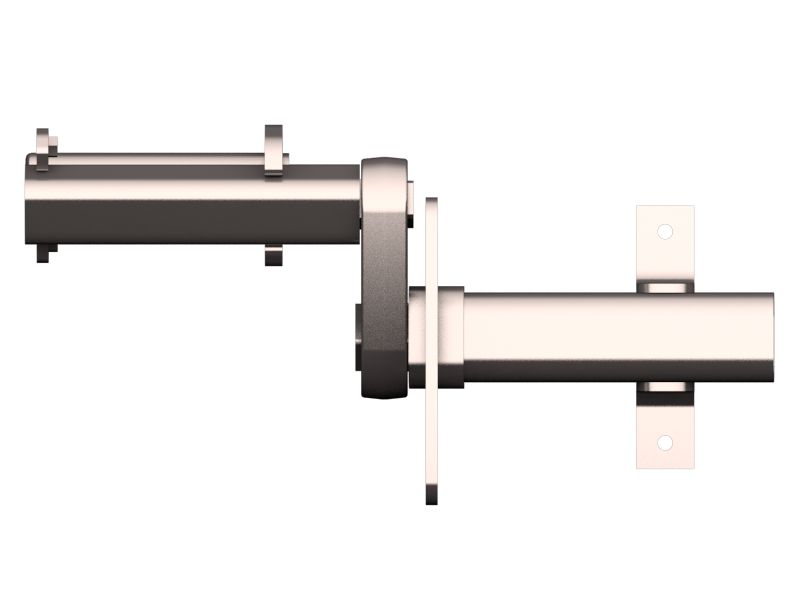 Передний мост в сборе (левая сторона)