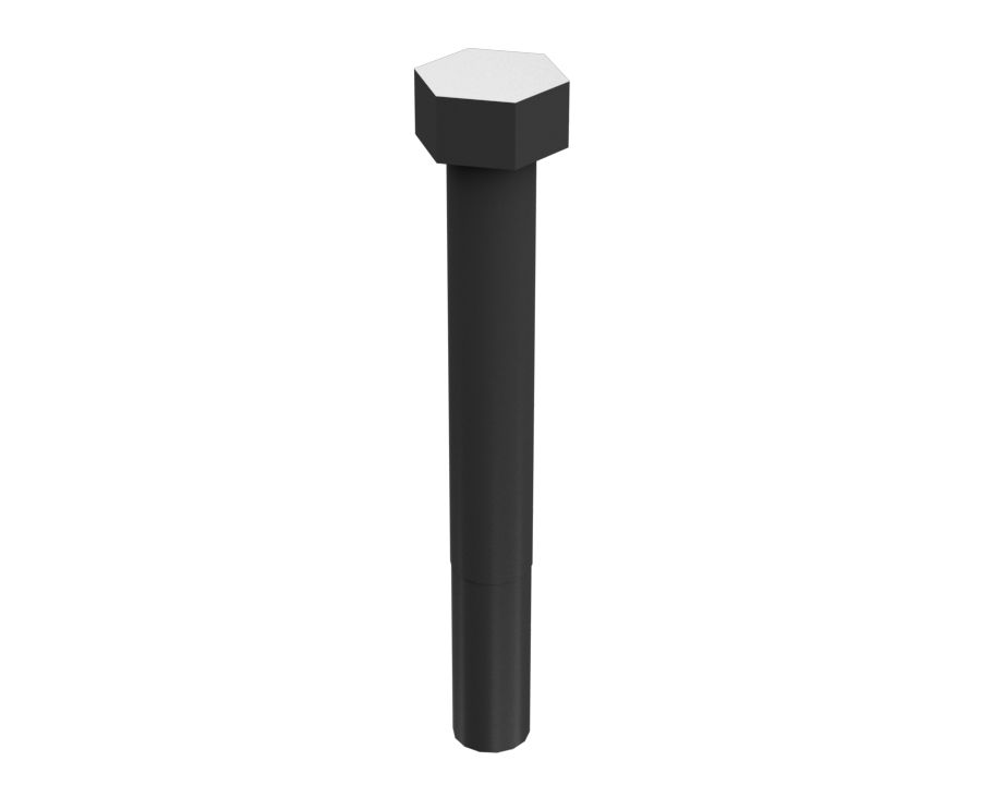 0S-1573: 1/2-13" Зовнішній шестигранний болт із різьбою