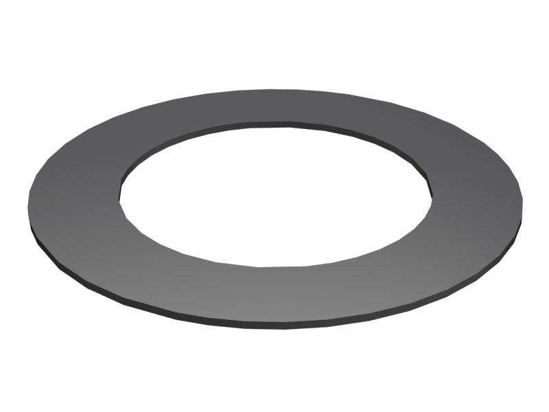 Плоская шайба толщиной 1 мм