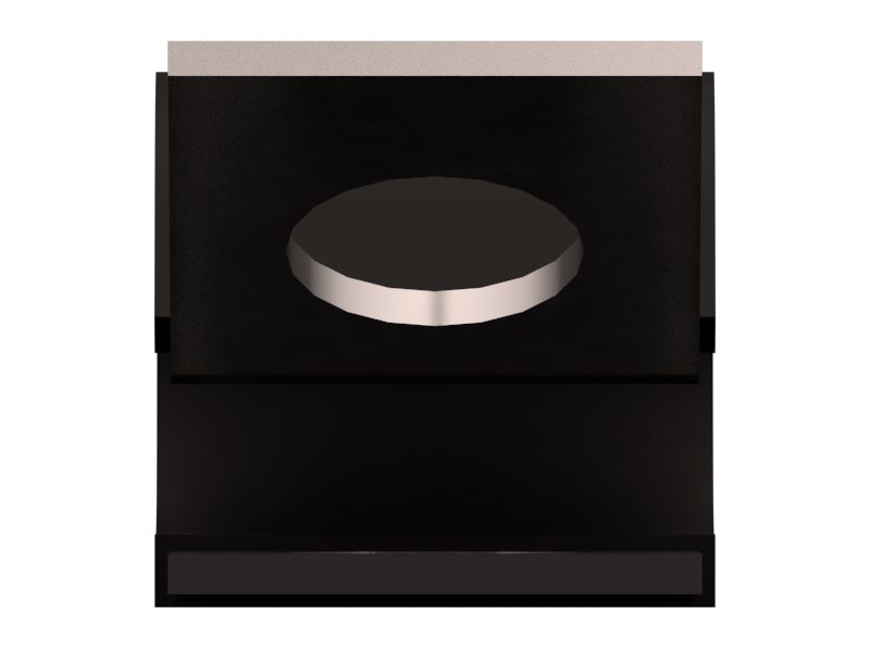 Зажим для стальной петли с одной трубкой диаметром не менее 9,52 мм