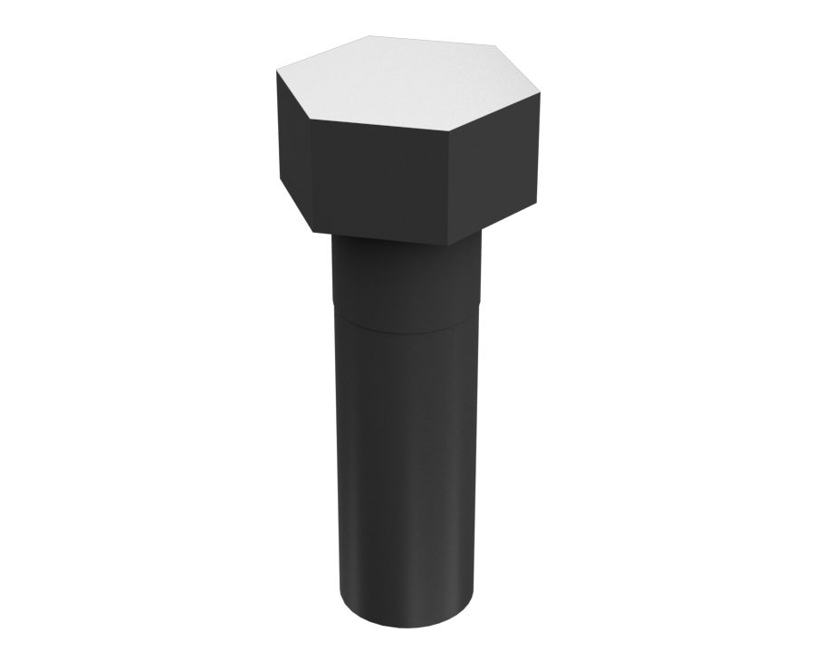 Болт с шестигранной головкой 5/8"-18 x 2