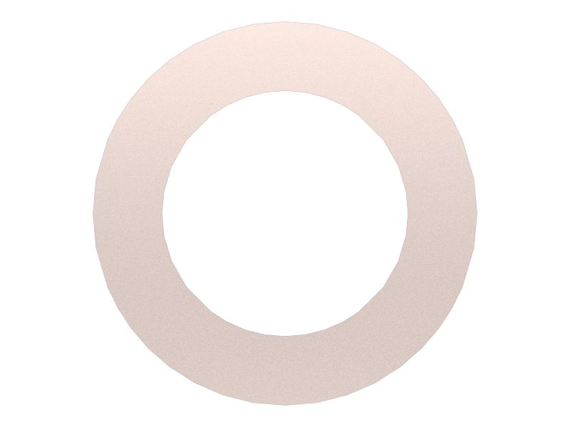 Плоская шайба толщиной 1 мм