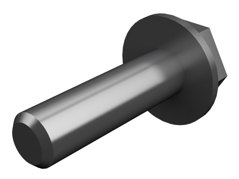 Винт с шестигранным фланцем M5X2,24