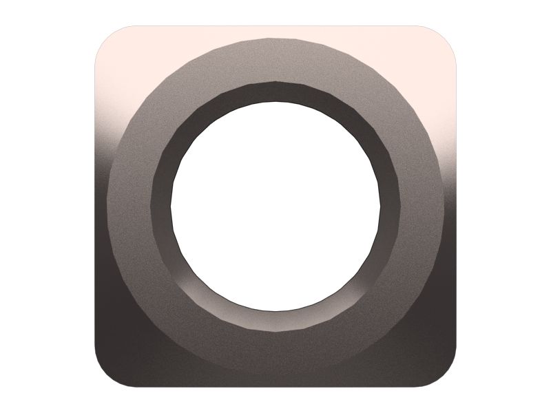 Квадратная гайка M20 x 2,5 мм