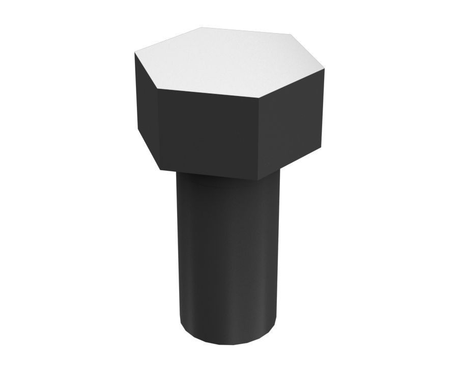 Болт с шестигранной головкой 1/2"-13 x 1