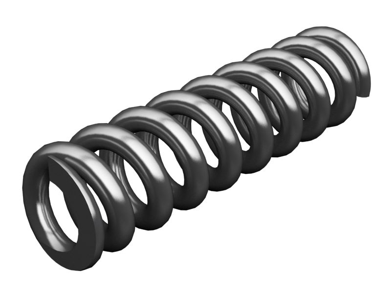 Пружина сжатия с диаметром проволоки 2 мм