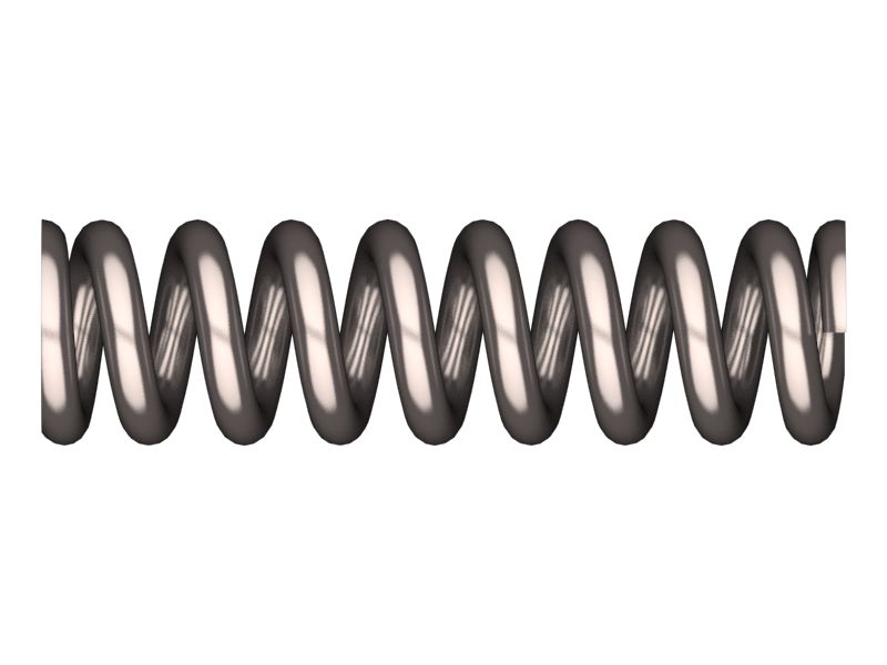 Пружина сжатия с диаметром проволоки 2 мм