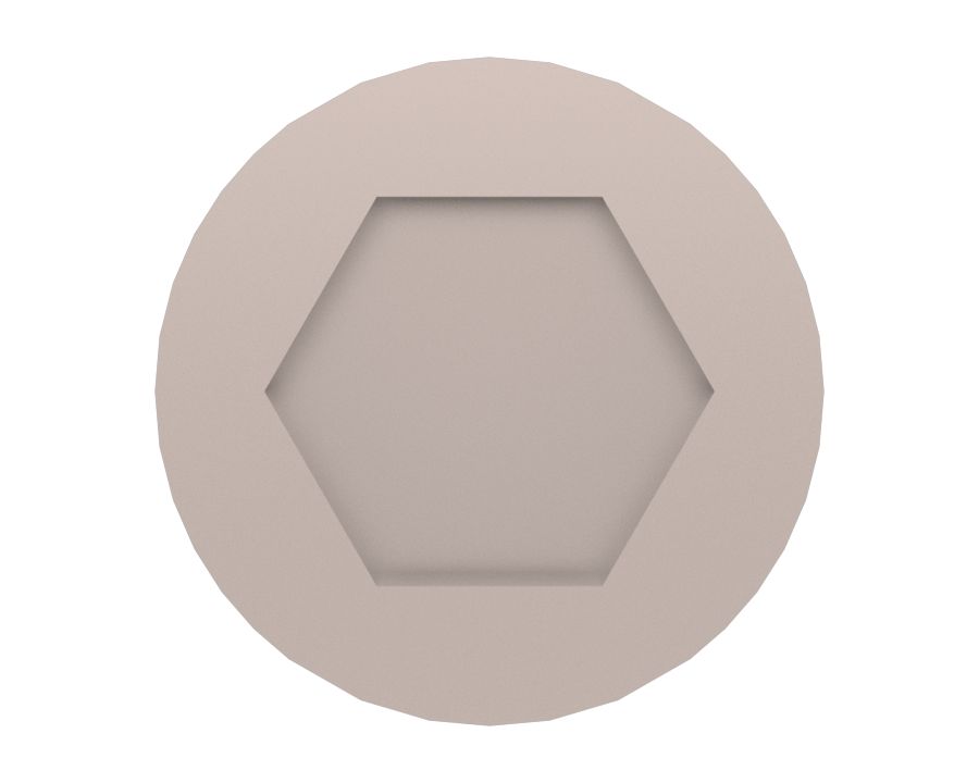 БОЛТ С ГОЛОВКОЙ ПОД ТОРЦЕВОЙ КЛЮЧ, M16 X 2