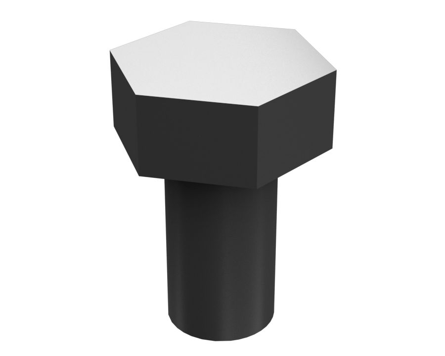 Болт с шестигранной головкой M8-1,25 x 14 мм