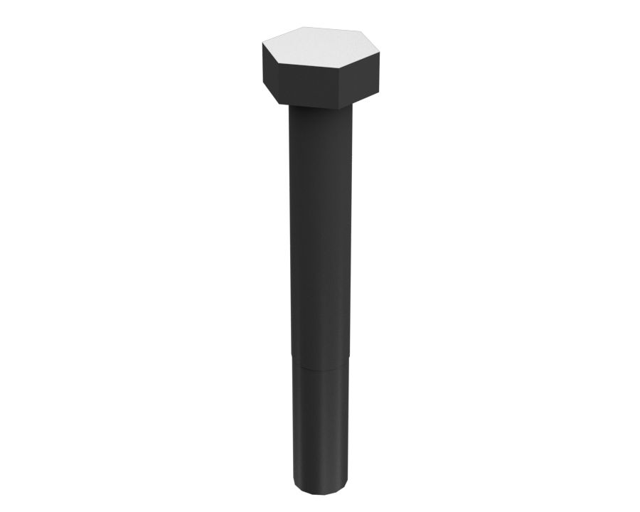 Болт с шестигранной головкой M10-1,5 x 75 мм