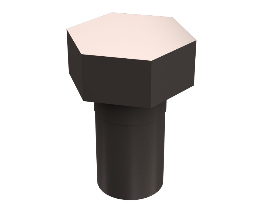 Болт с шестигранной головкой с резьбой M12X1,75