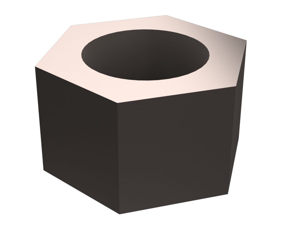 Шестигранная гайка с резьбой M16X1,5