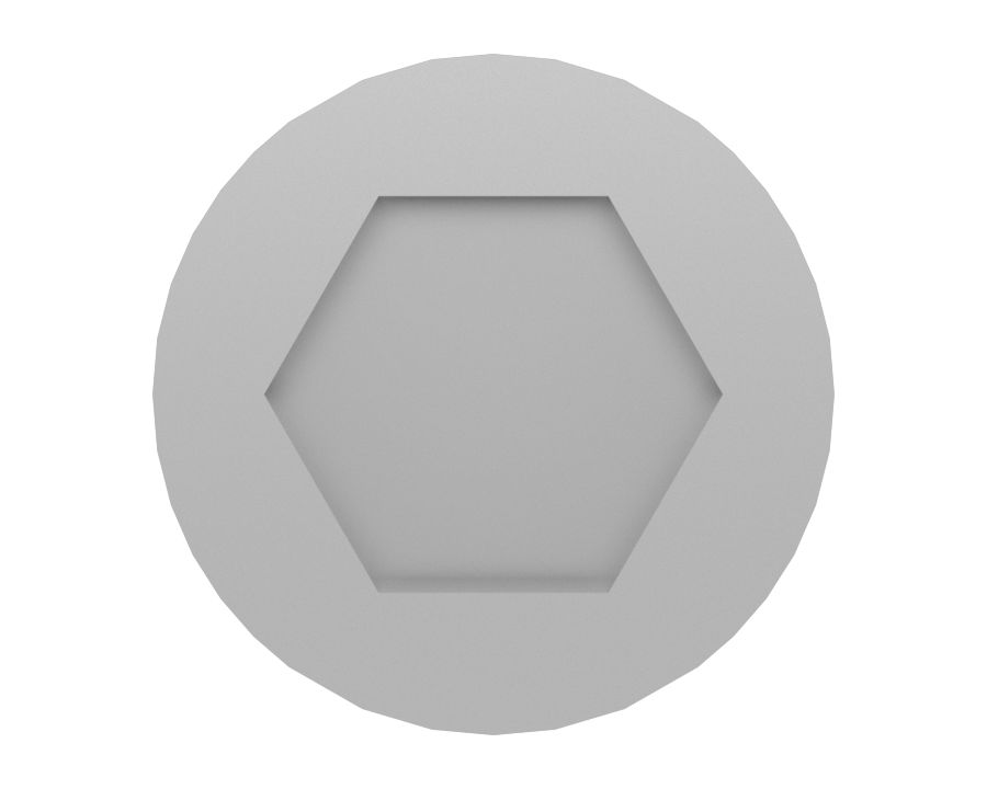 Болт с шестигранной головкой M16X2 с наружной резьбой