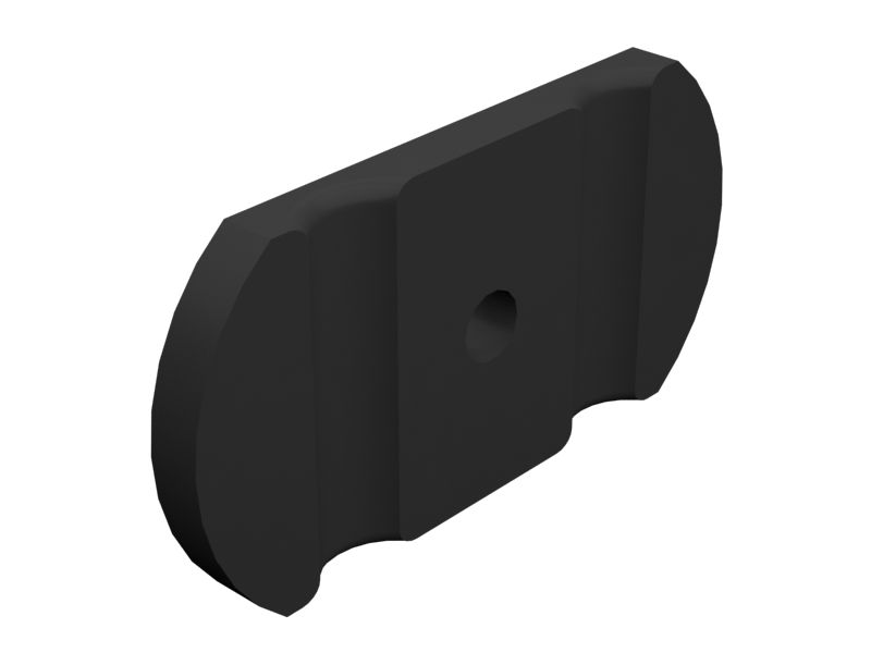 7C-6591: Зажим топливопровода с резьбой 10-24