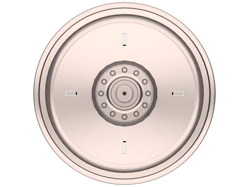 Переднее направляющее колесо гусеничной ленты