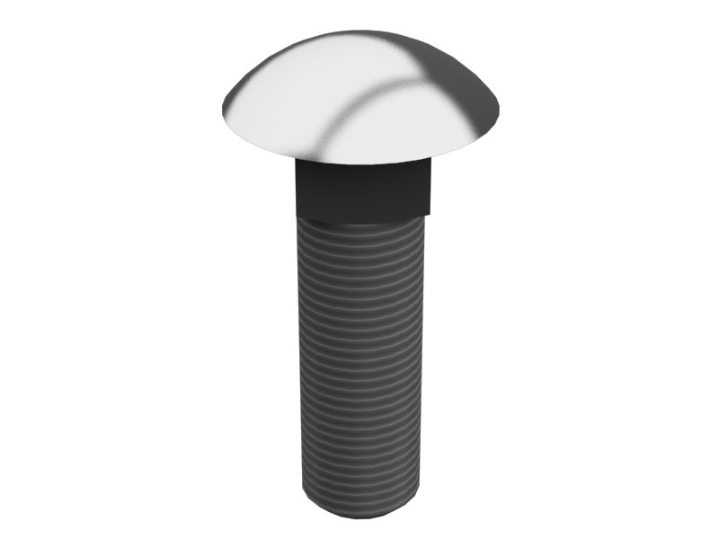 Каретный болт 1/2"-13 x 1 3/4