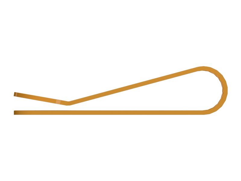 Внутренняя ширина 3,60 мм одинарная половинная скоба