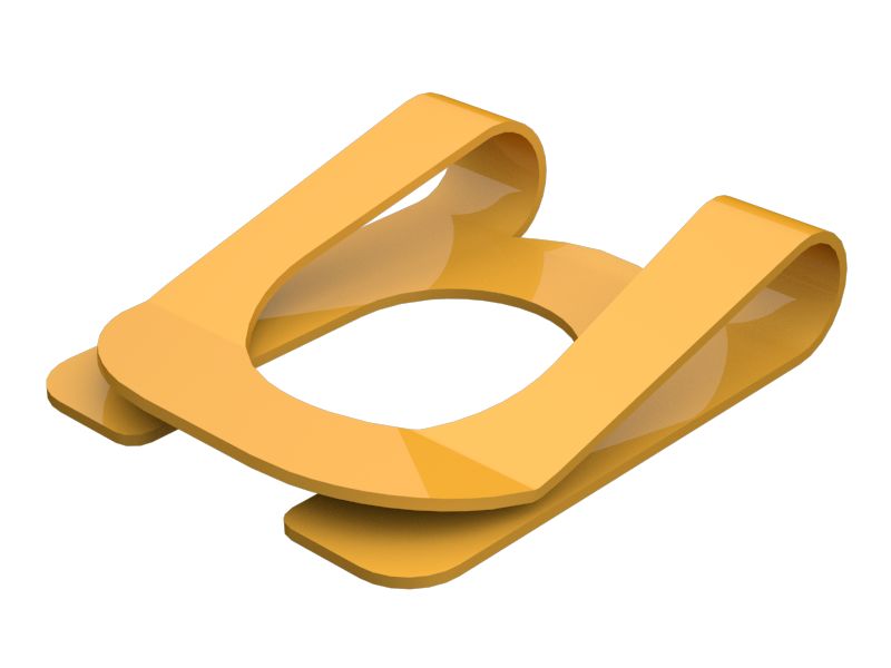 Внутренняя ширина 3,60 мм одинарная половинная скоба