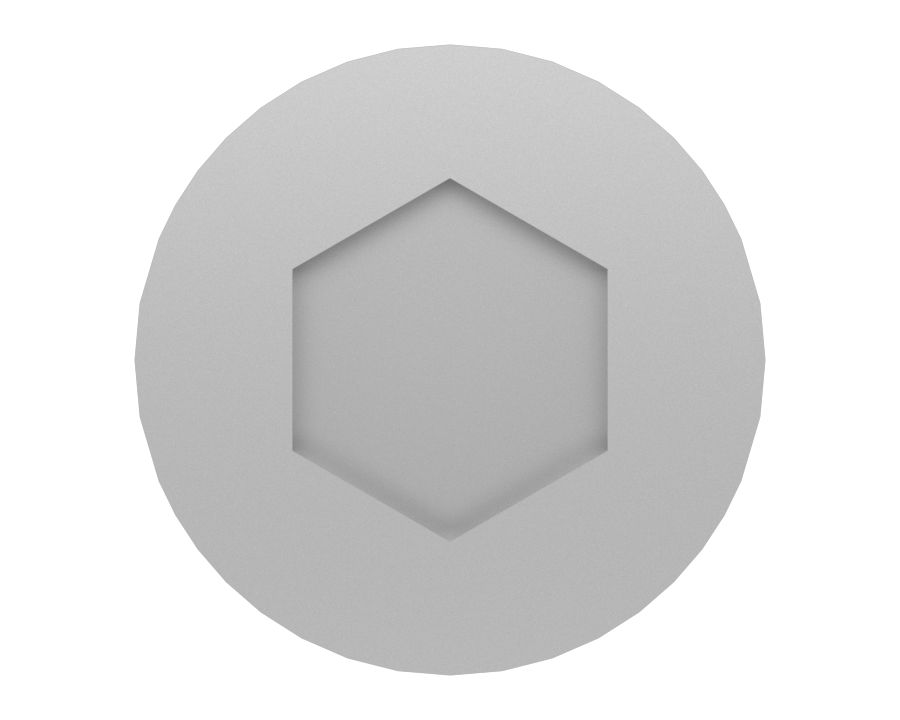 Болт с шестигранной головкой, с резьбой M10-1,5, длиной 20 мм