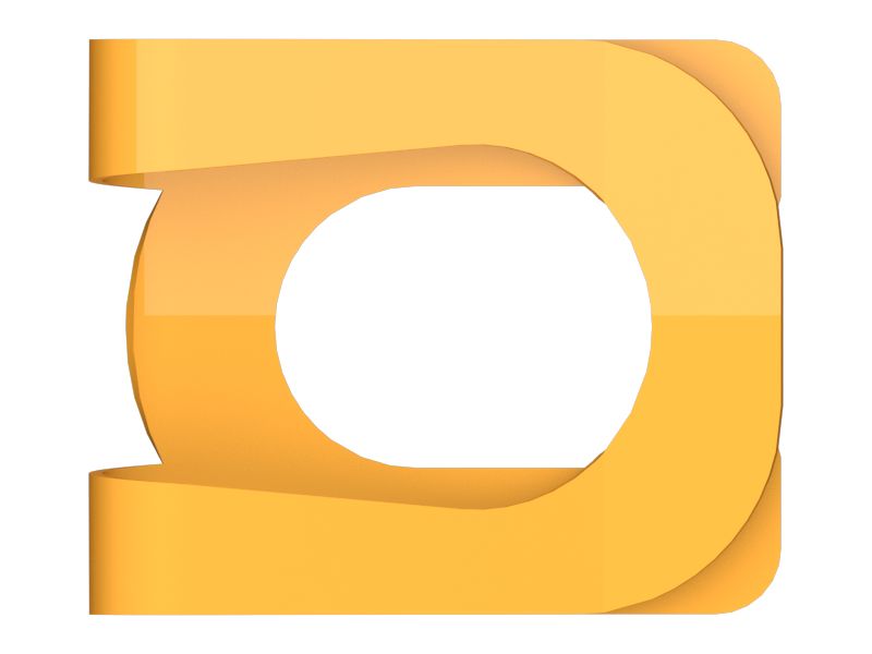 Внутренняя ширина 3,60 мм одинарная половинная скоба