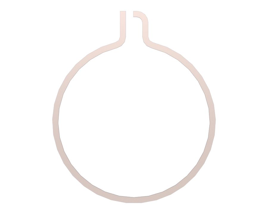 Выхлопной зажим с широким натяжением 23,9 мм