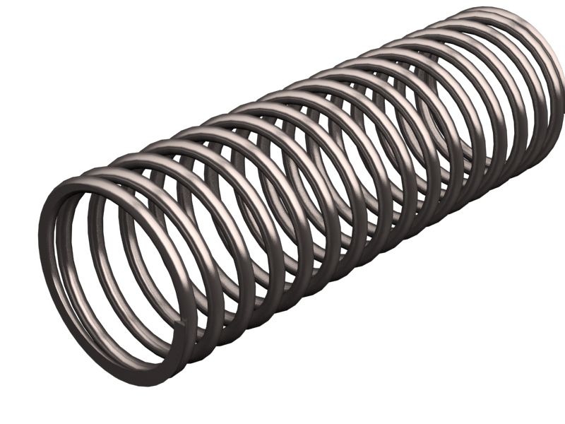 Пружина сжатия с наружным диаметром 7,62 мм