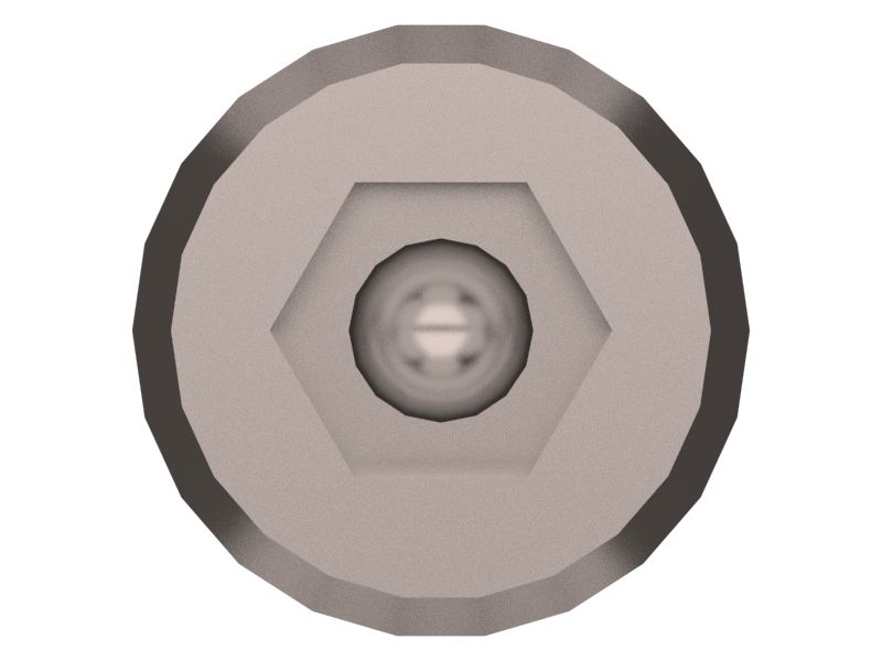 Болт с шестигранной головкой с резьбой 10-24