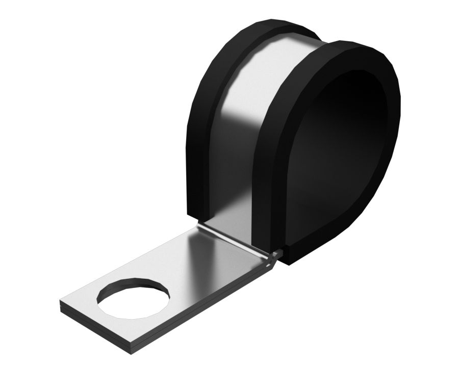 Шланговый зажим для одной трубки, внутренний диаметр 31,75 мм