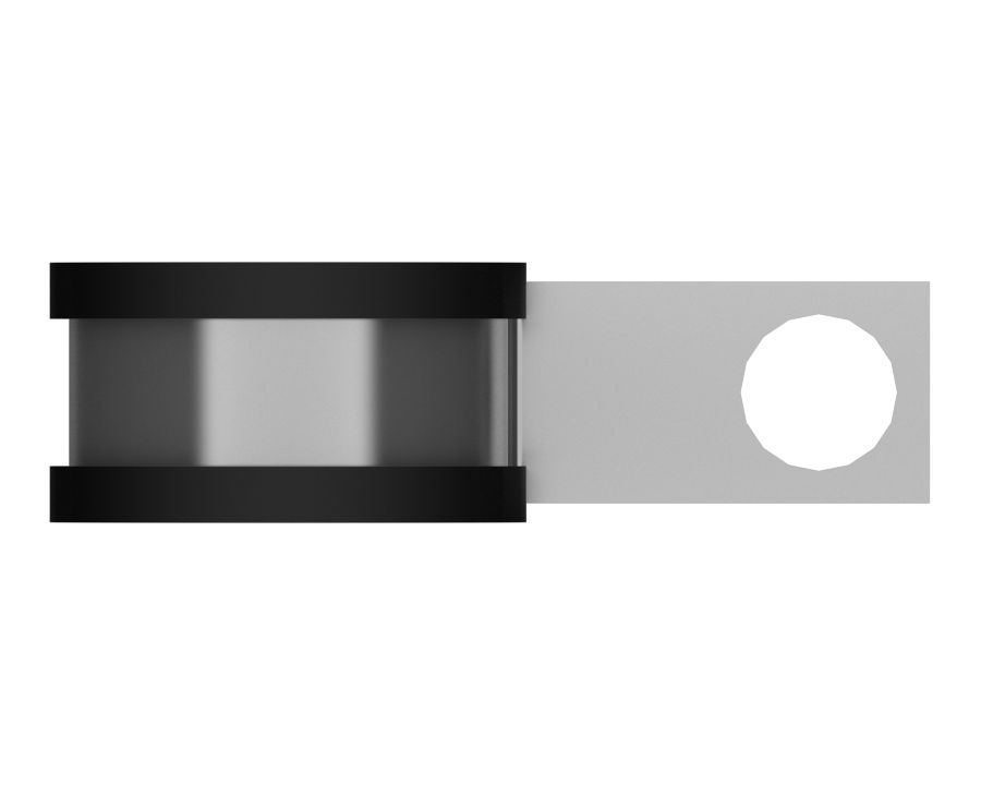 Шланговый зажим для одной трубки, внутренний диаметр 31,75 мм