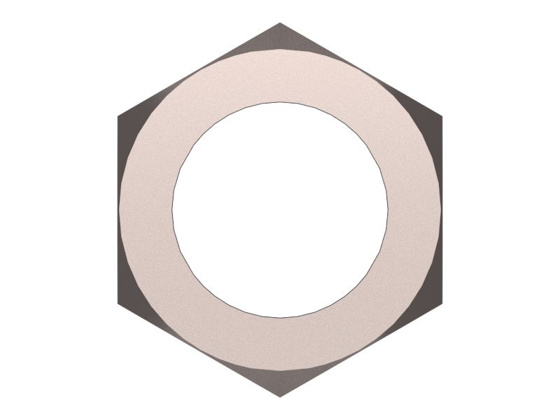 Шестигранная гайка 1 дюйма