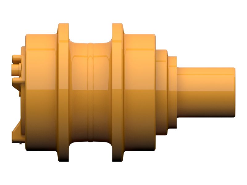 Однофланцевый несущий ролик