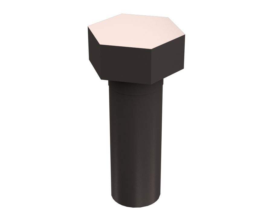 8T-0375: Болт с резьбой M16X2 длиной 45 мм