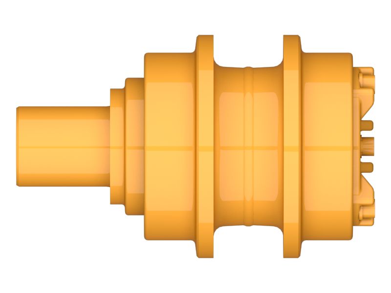 Однофланцевый несущий ролик