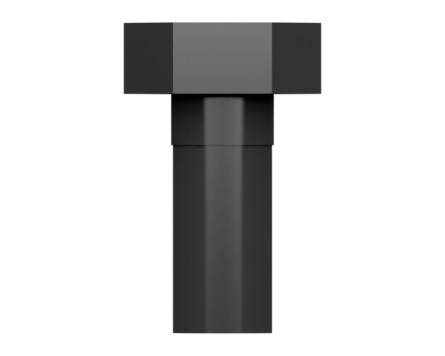 Болт с шестигранной головкой с резьбой M6X1