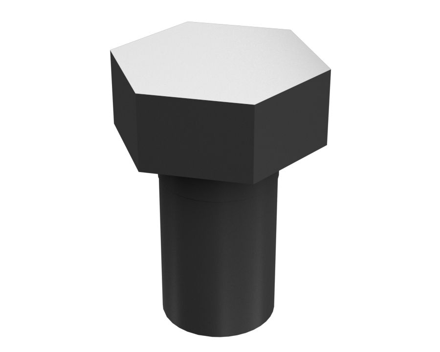 Болт с шестигранной головкой M30-3,5 x 50 мм