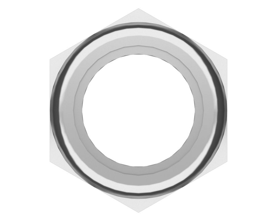 Контргайка с резьбой 2-1/4-12