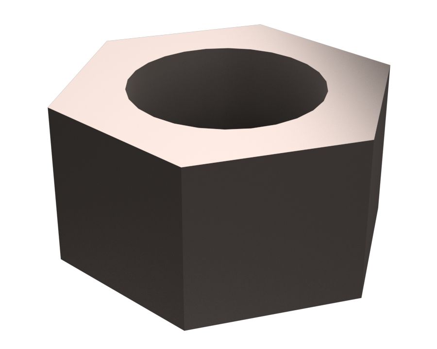 Шестигранная гайка с резьбой M30X3,5