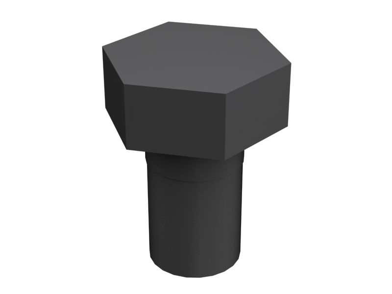 Болт с шестигранной головкой и резьбой M10X1,5