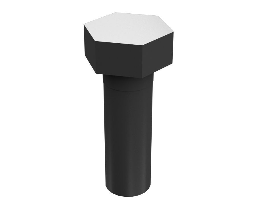 Болт с шестигранной головкой с резьбой M12X1,75