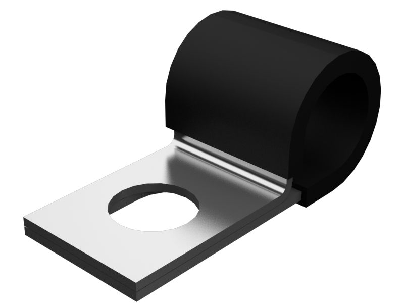 Петлевой хомут для одной трубы (минимум 13,49 мм)