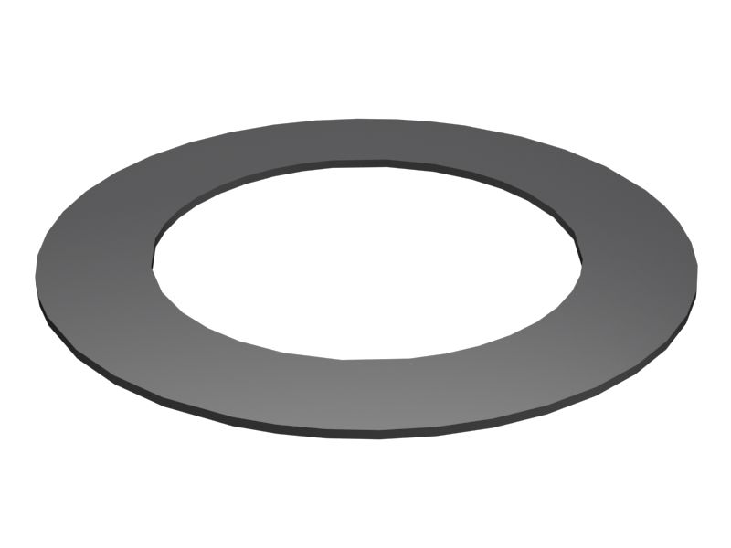 Плоская шайба толщиной 1 мм