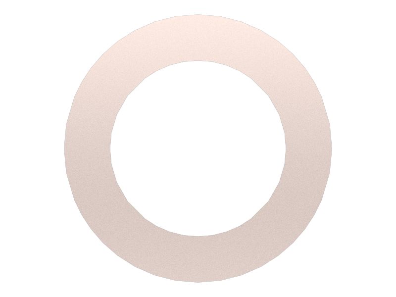 Плоская шайба толщиной 1 мм