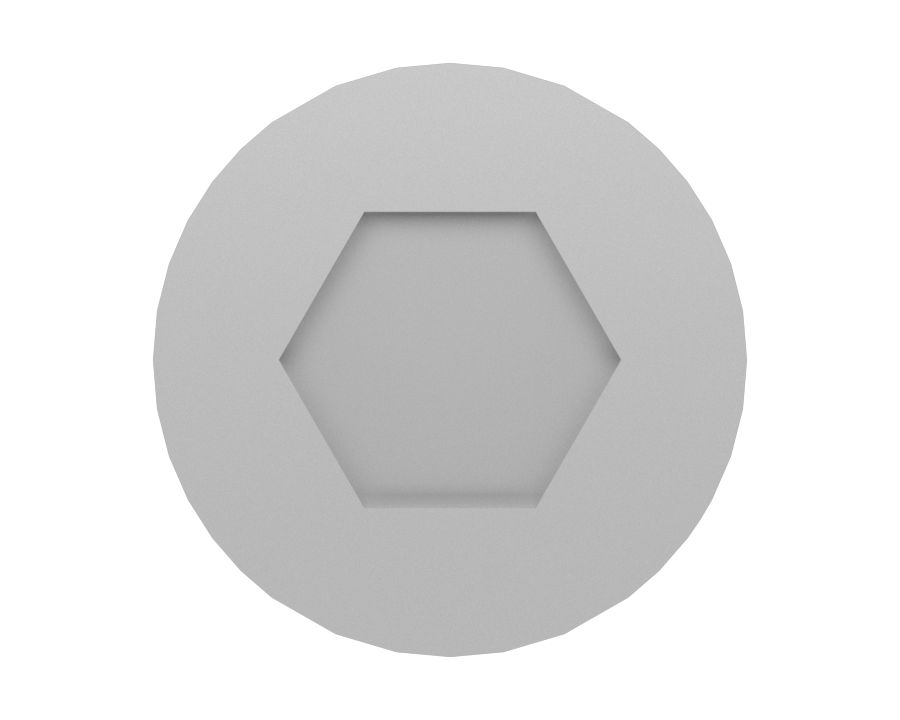 Болт с шестигранной головкой под торцевой ключ и резьбой 1/2-13