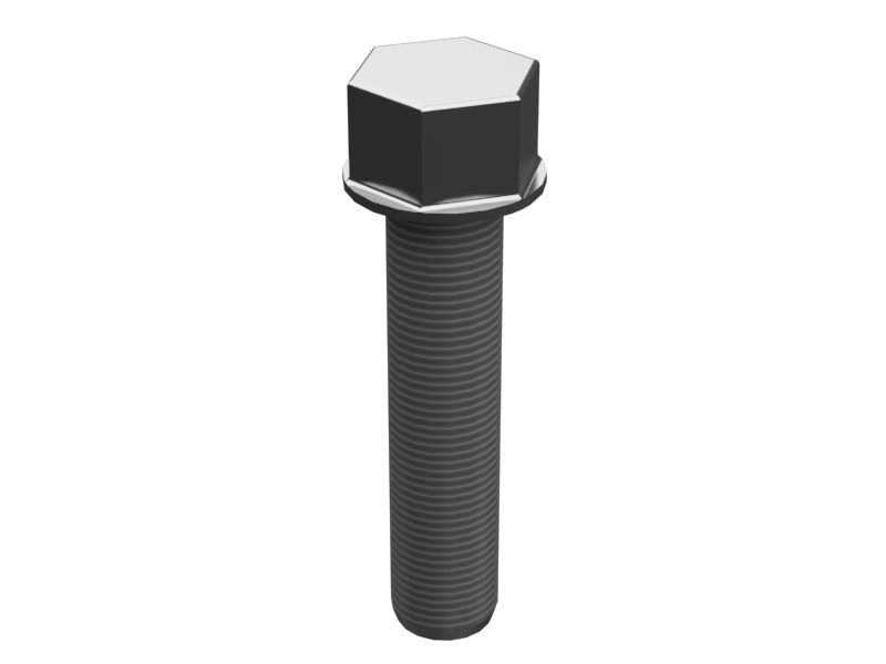 Болт с шестигранной фланцевой головкой 3/8"-16 x 1 3/4