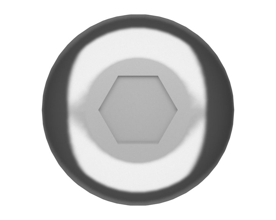 Винт с пуговичной головкой длиной 16 мм