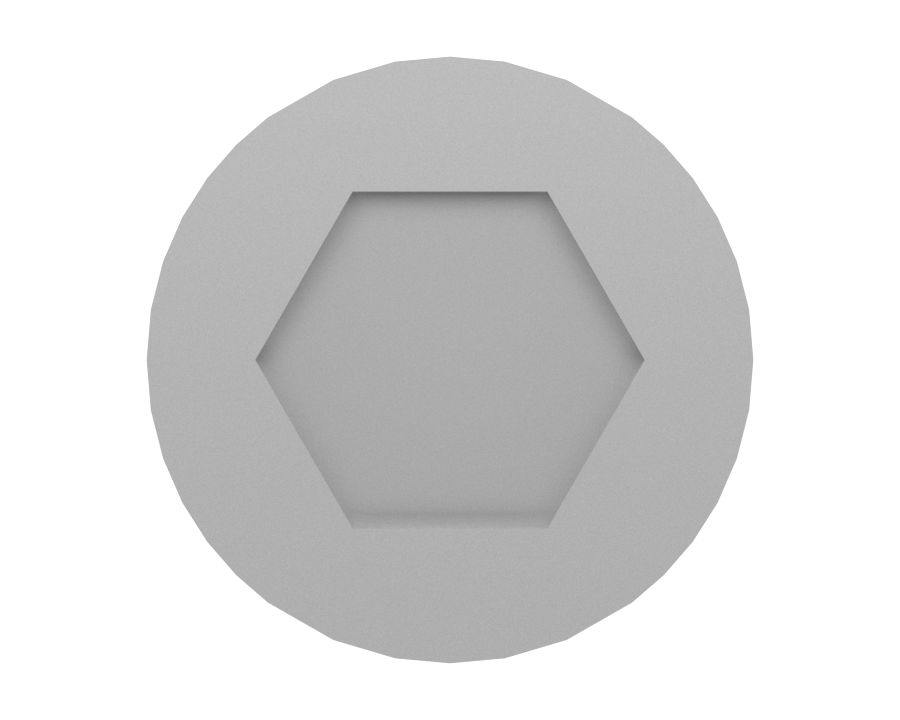 Болт с шестигранной головкой с резьбой 3/8-16