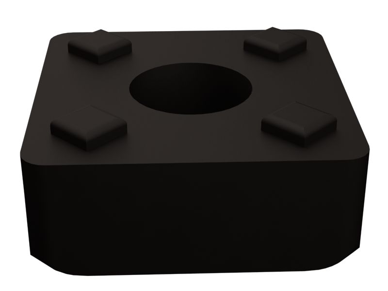 Гайка сварная квадратная